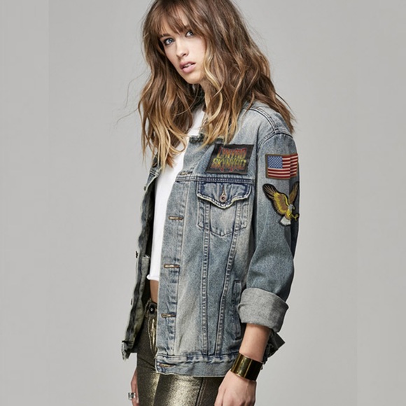 Trunk Ltd | Lynyrd Skynyrd Denim Jacket New Band S - Picture 7 of 8